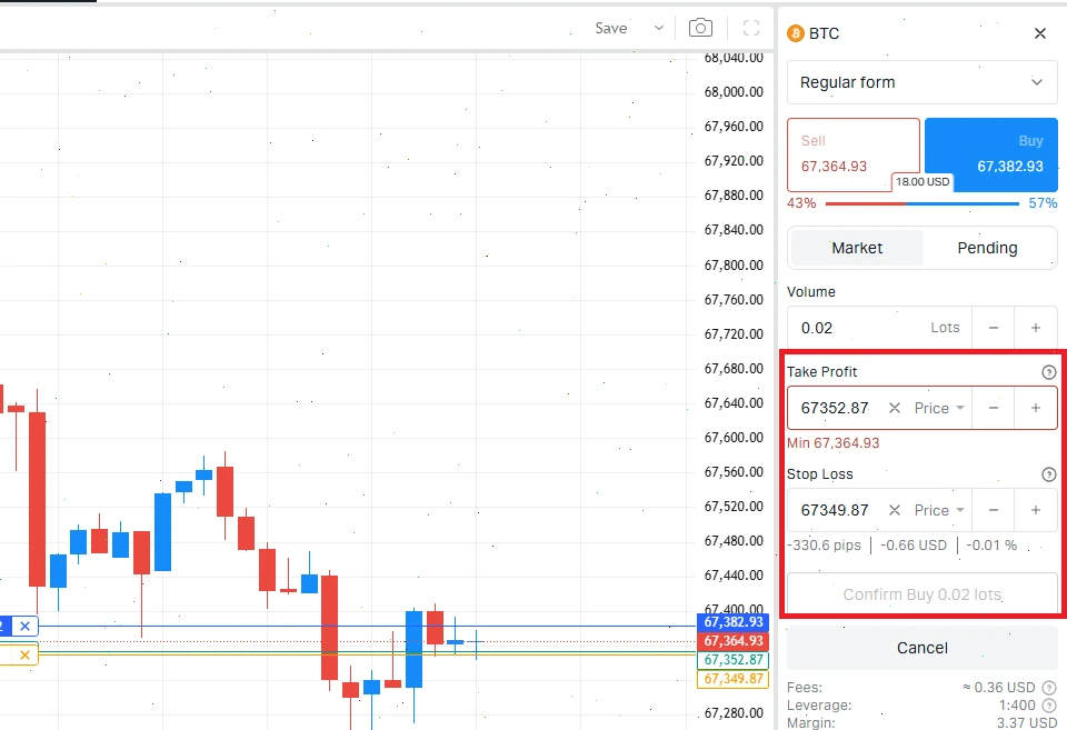 web stop loss exness
